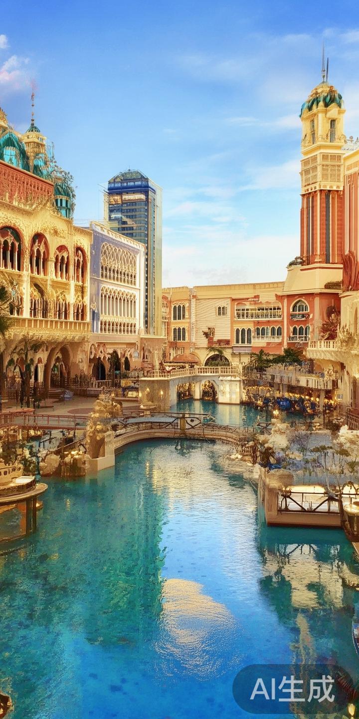 在澳门威尼斯误乐城金沙内，娱乐休闲体验触达了多方面