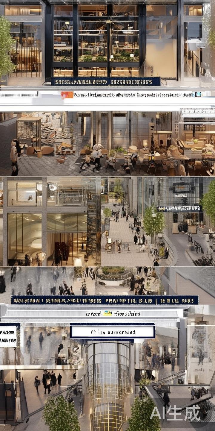 附近设施：店铺临近高端餐厅、咖啡厅及休闲区，方便顾